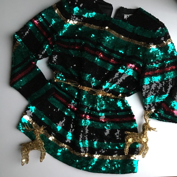 Niteline Tops - Vintage sequin top